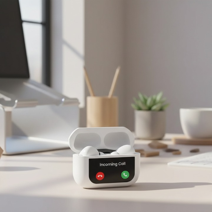 Airpods Pro A9 ANC ENC Double Dark Noise Reduction Bluetooth Wireless Earbuds With Battery Display Touch Control For Android And IOS